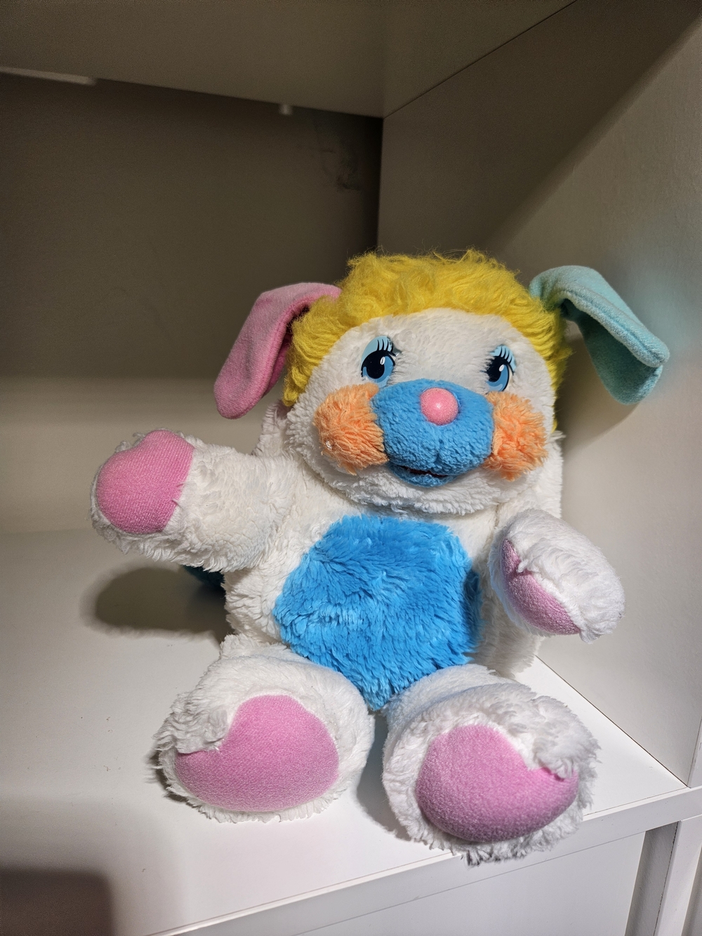 Puffball Popple -Mark On Cheek Of Wear- preloved